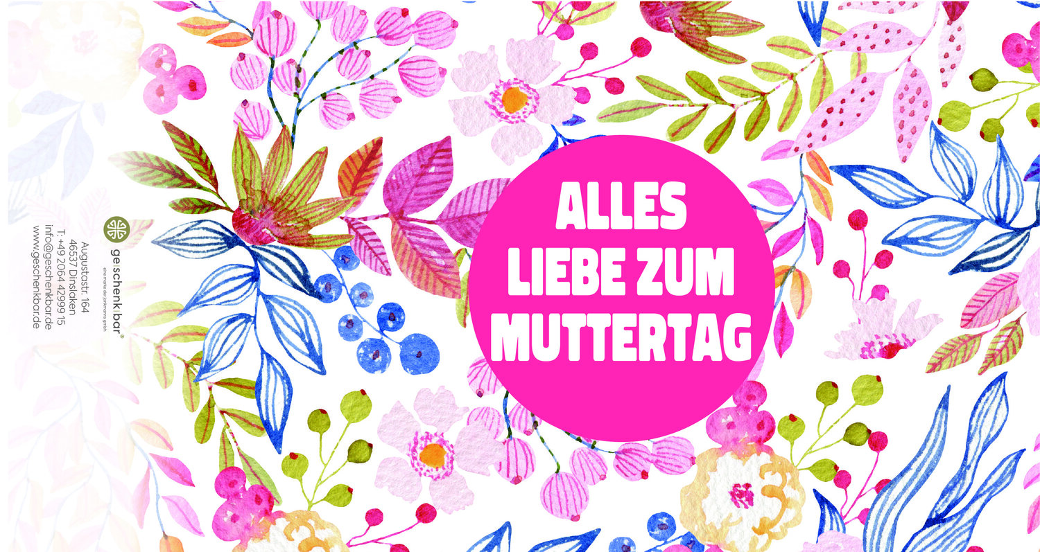 Banderole - Muttertag