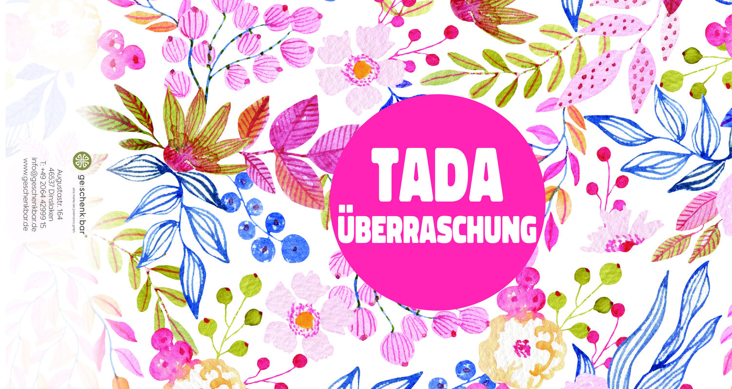 Banderole - Tada Überraschung