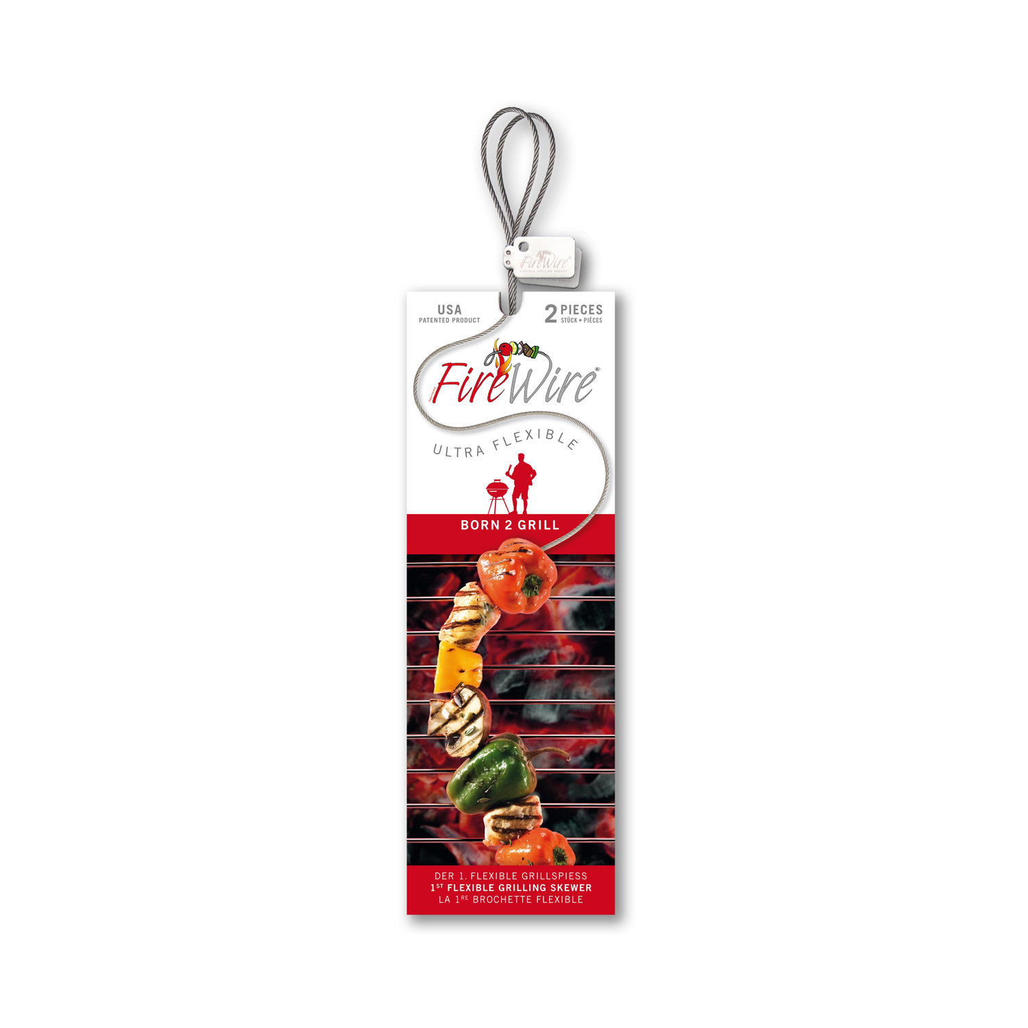 FireWire - Der flexible Grillspieß 2er-Set