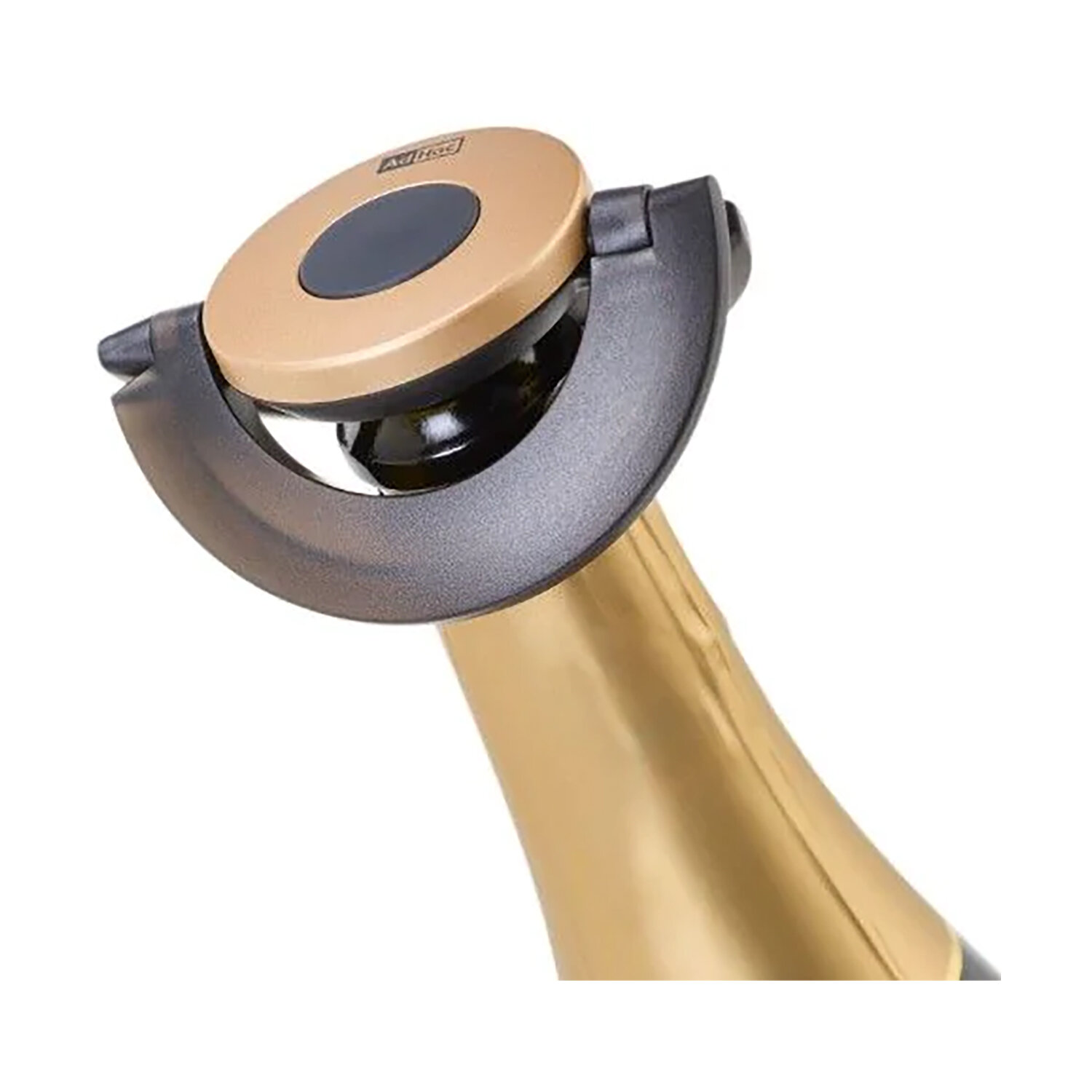 Sekt- und Champagnerverschluss Gusto, black/gold