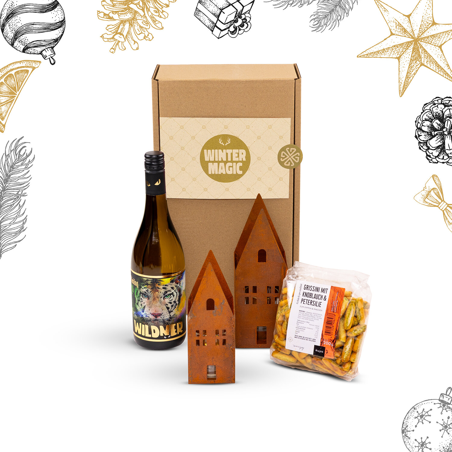 Geschenkidee - Rustikaler Wintergruß Stilvoll genießen mit W