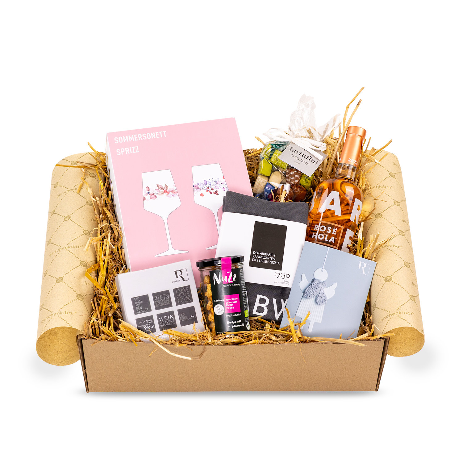 Geschenkidee \'Rosé & Winterfreude\' - Stilvoll genießen mit einem Hauch Eleganz