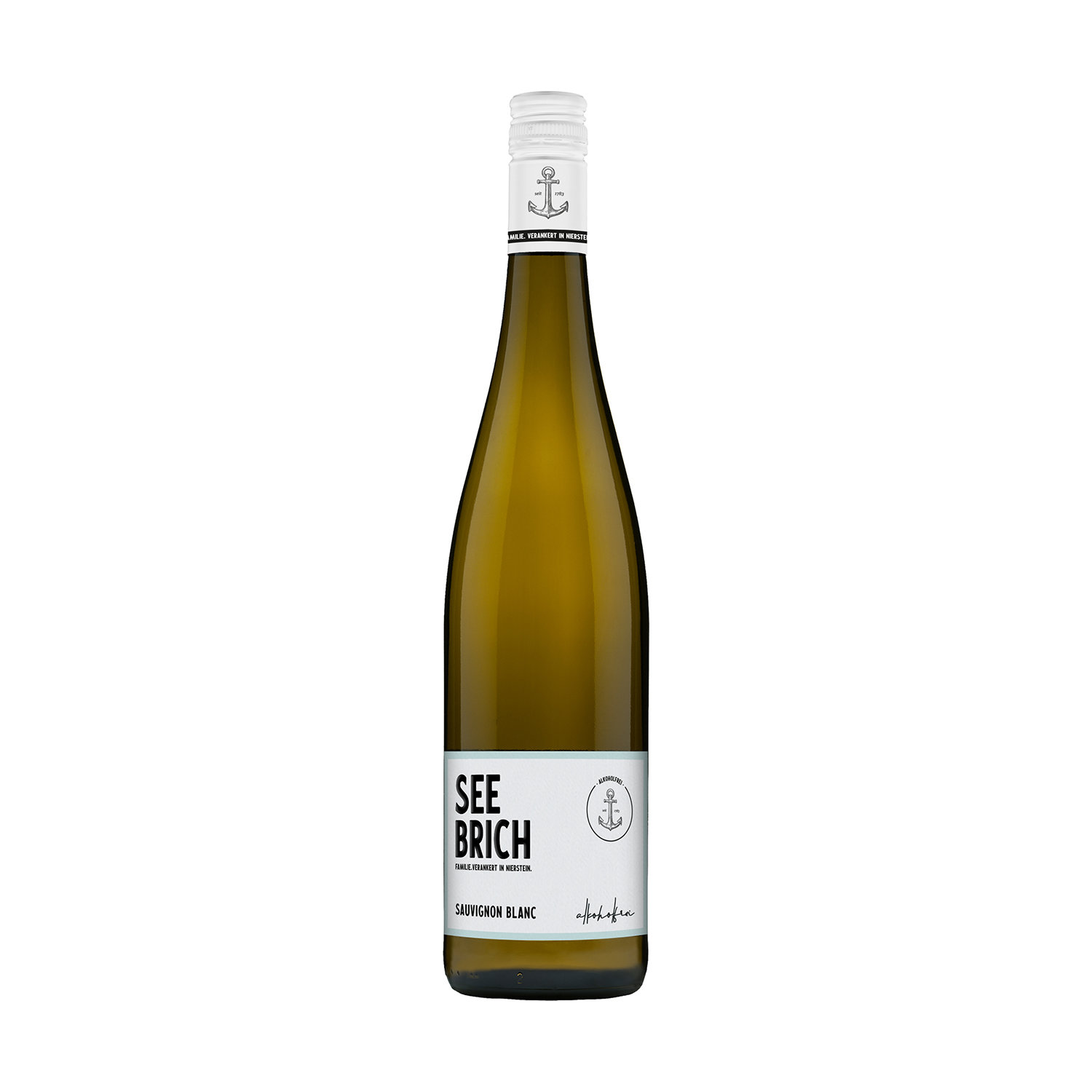 SEEBRICH - Sauvignon blanc 0,75l - alkoholfreier Wein weiß aus Nierstein am Rhein