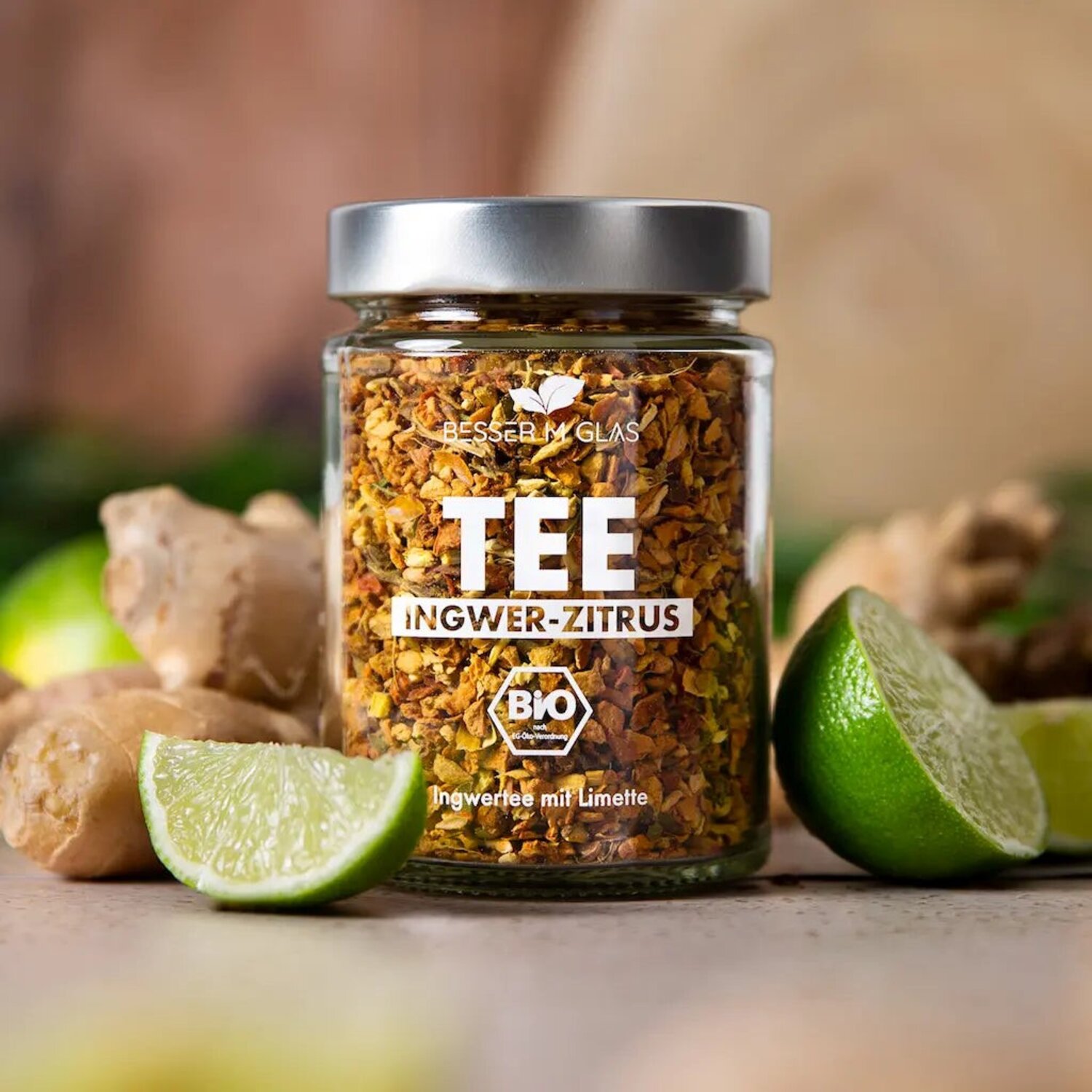 Teemischung - IngwerZitrus Ingwertee mit Limette
