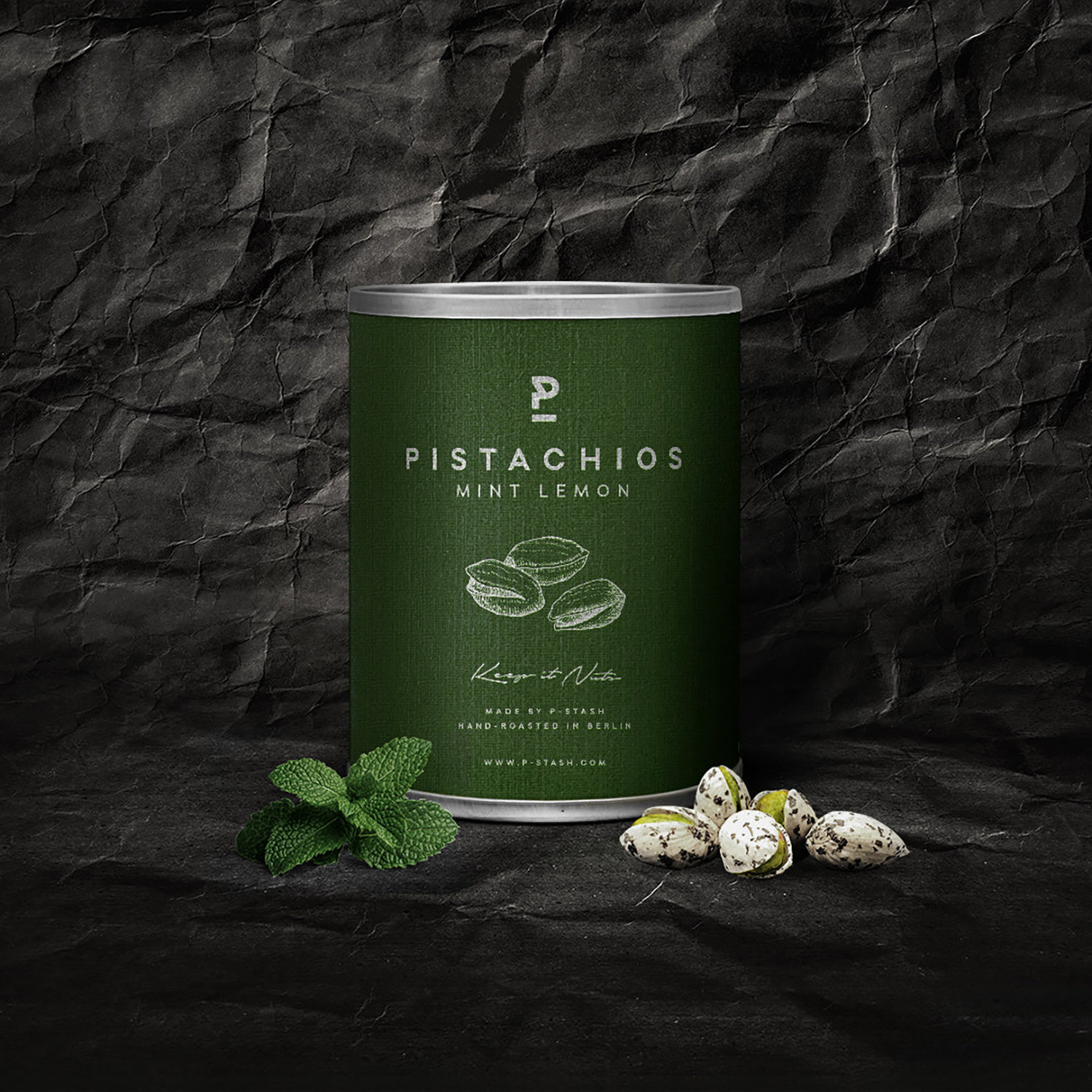 P-Stash - Pistazien - Minze Zitrone - Mini 50g