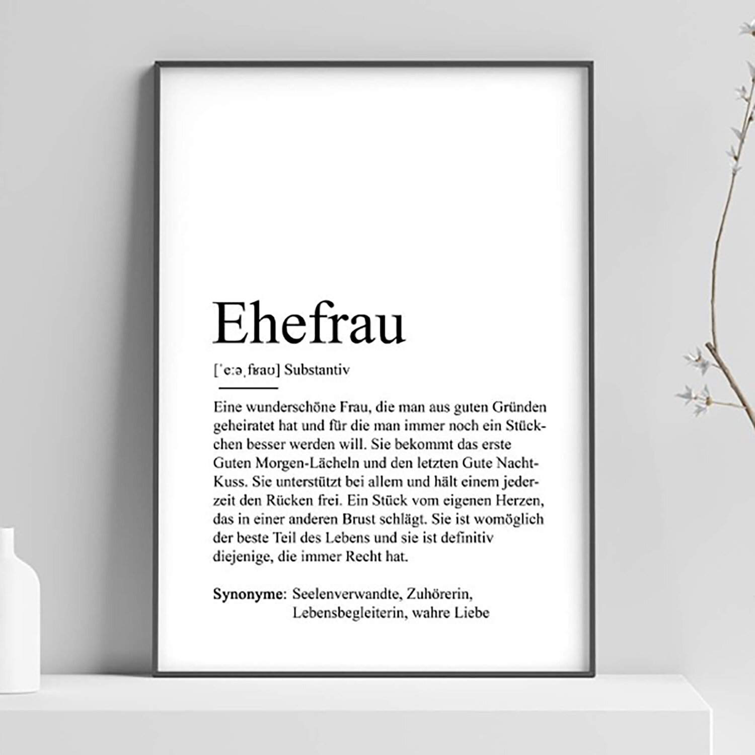 Poster - Ehefrau