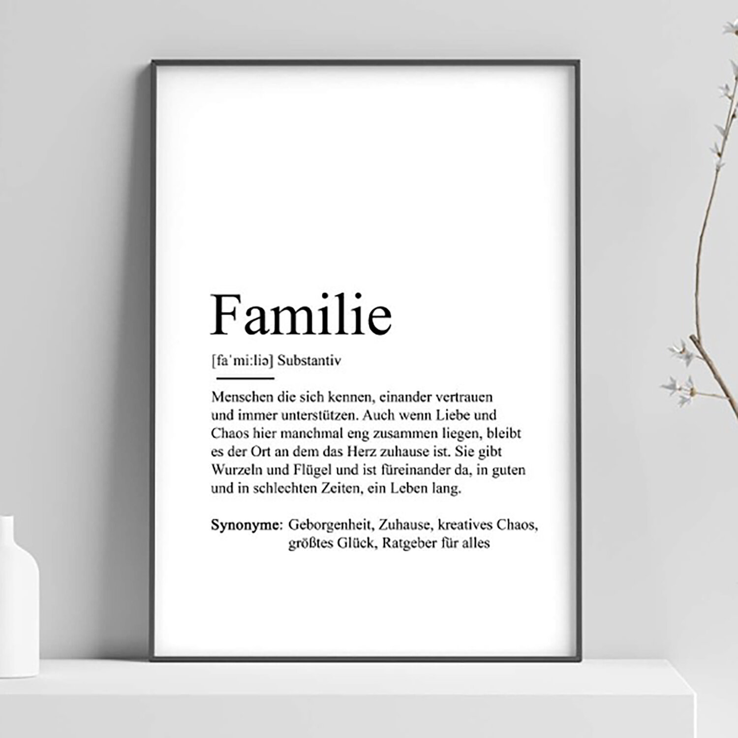 Poster - Familie