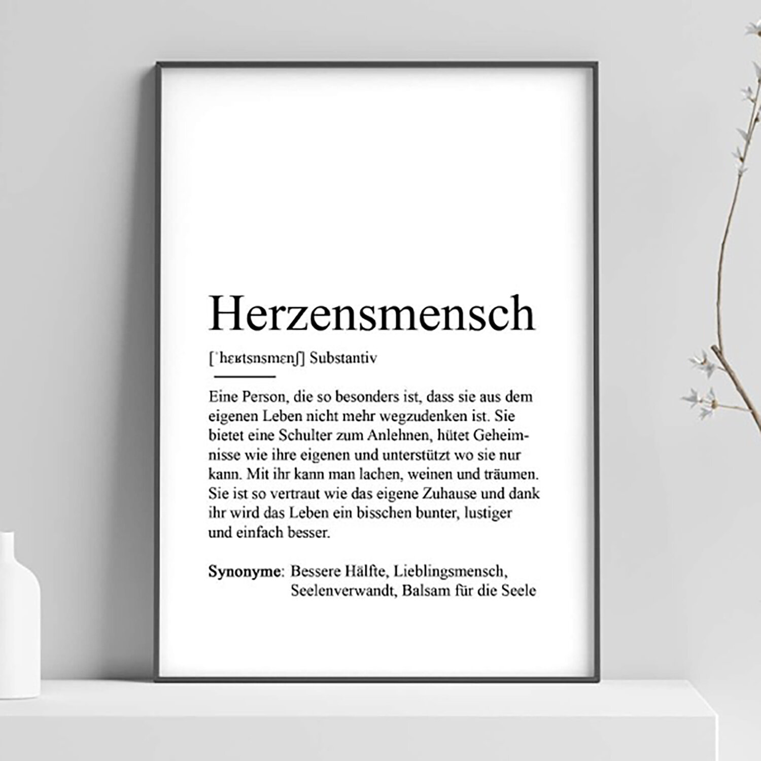 Poster - Herzensmensch
