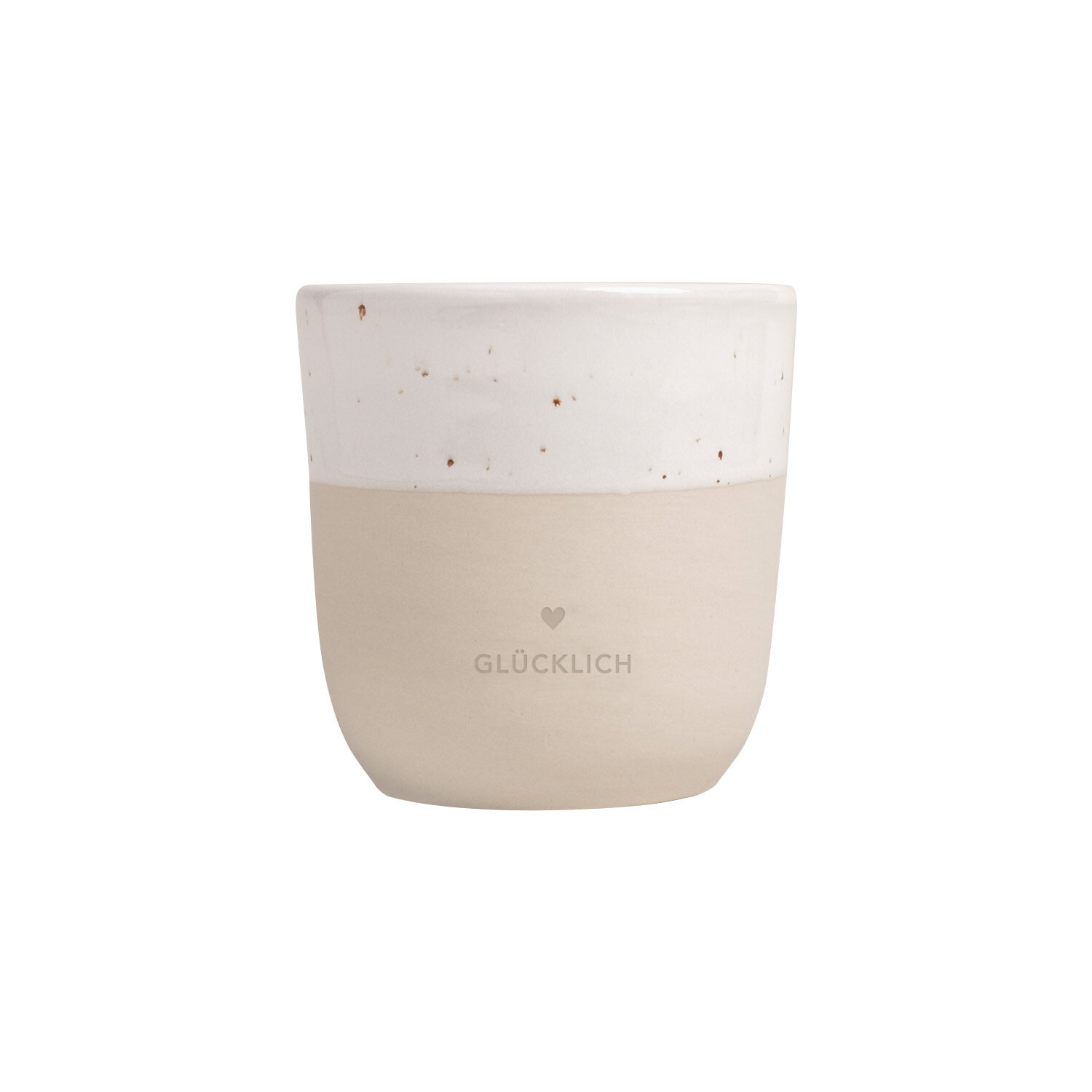 Becher - Glücklich