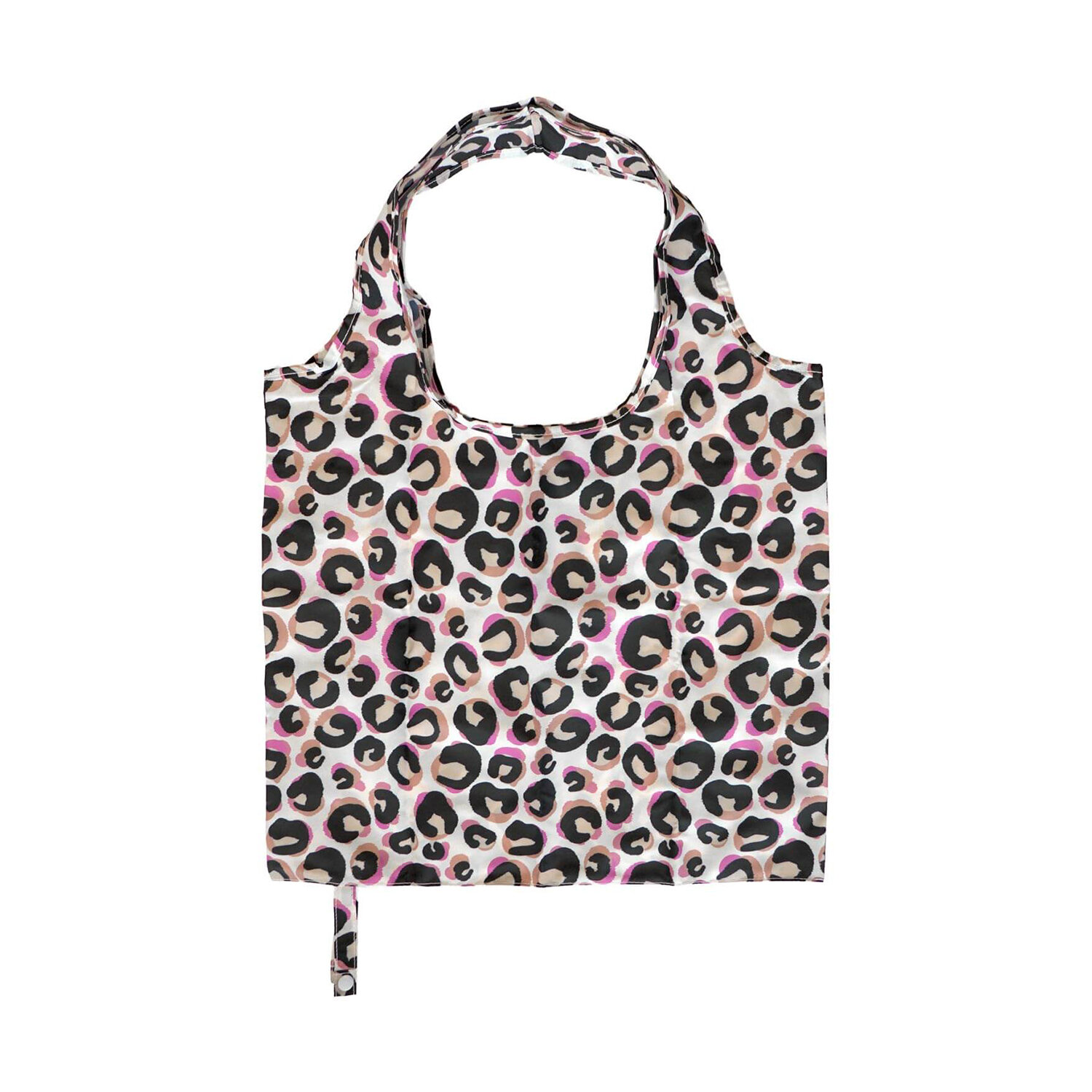 Einkaufstasche Leo-Print  rosa