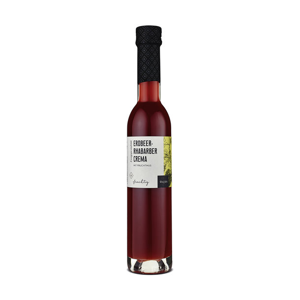 Erdbeer-Rhabarber Crema 250ml - Essigzubereitung (4% Säure)