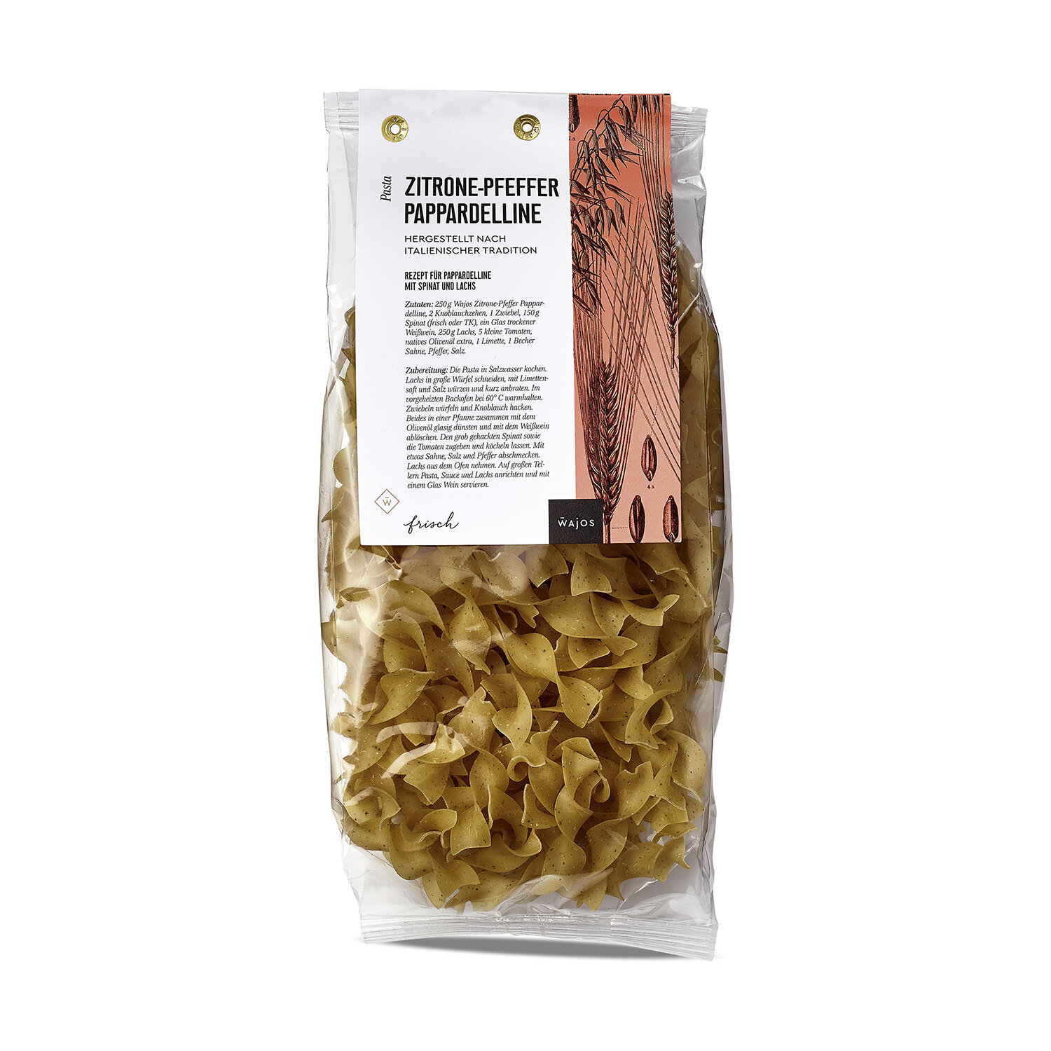 Zitronen Pfeffer Pappardelle