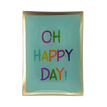 Love Plates Glasteller - Oh happy day