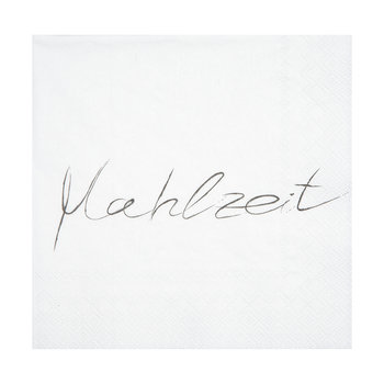 Serviette 33x33cm, Mahlzeit