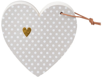 Heart notes. Notizblock \'Punkte\'