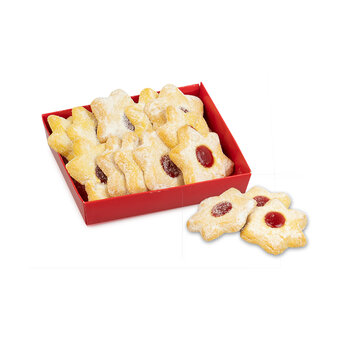 Weihnachtliche Fruchtgebäcksterne