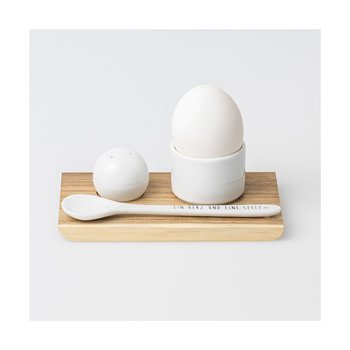 Eierbecher Set Ein Herz und eine Seele 14x8,3x4,2cm