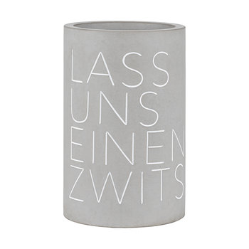 Flaschenkühler Lass uns einen Zwitschern D.13,5cm, H.21,5cm