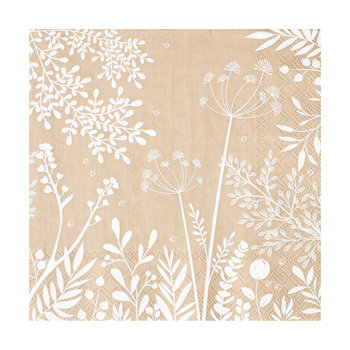 Serviette 33x33cm, Wundergarten