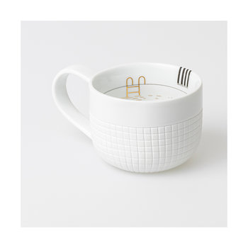 BG Auszeit Tasse Badesee D.9,5cm, H.7cm