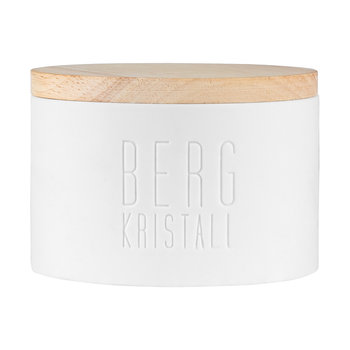 Bergluft Salzdose Berg Kristall D.9cm, H.6,5cm