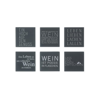 Untersetzer. \'Set aus 6 Stück