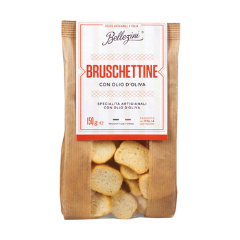 Bruschettine Con Olio D\'Oliva - geröstete Brotscheiben mit Olivenöl