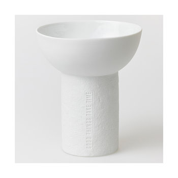 Formsprache Vase Good things take time D.18cm, H.21cm