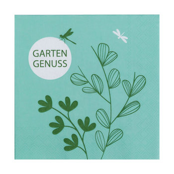 Serviette 33x33cm, Gartengenuss