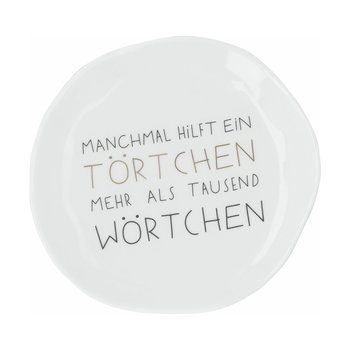Mix & Match Teller klein Manchmal hilft ein Törtchen