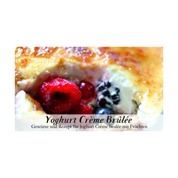 Food-Kasten \'Yoghurt Creme Brulee\'