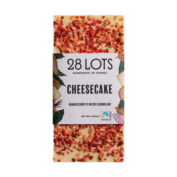 28Lots Tafel Cheesecake weiße Schokolade