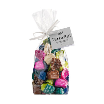 Tartufini dolci misti Geschenkbeutel - Gemischte Schokoladenpralinen mit Haselnüssen