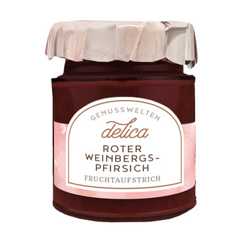 ROTER WEINBERGPFIRSICH FRUCHTAUFSTRICH
