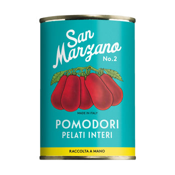 San Marzano Tomaten ,Vintage, 400 g Dose - Ganze, geschälte San Marzano Tomaten g.U.