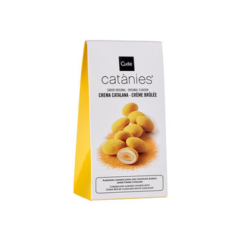 Catànies Crema Catalana - karamellisierte Mandel mit weißer Schokolade mit Crème Brulé
