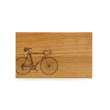 Schneidebrett Rennrad Gravur