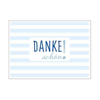 Postkarte quer, DANKE schön