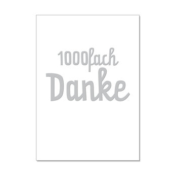 Postkarte hoch, 1000fach DANKE