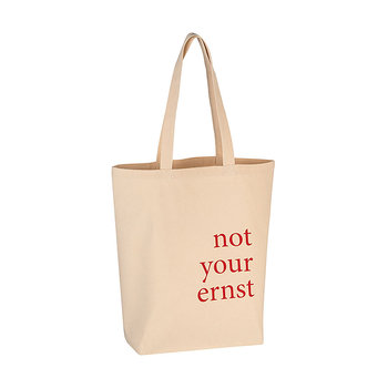 1730 Baumwolltasche Natur 36x38x10 - Motiv: not your ernst