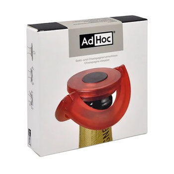 AdHoc Sekt- / Champagnerverschluss Gusto, rot