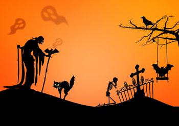 Grußkarte Halloween