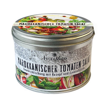 MAROKKANISCHER TOMATEN SALAT - Gewürzmischung mit Rezept und Einkaufsliste
