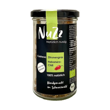 NUZZ Geröstete Bio-Cashews Zitronengras-Habanero