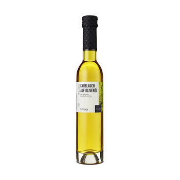 Knoblauch auf Olivenöl 250 ml mit nativem Olivenöl extra