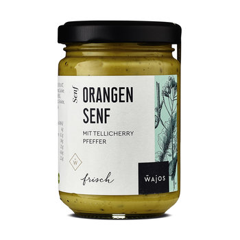 Orangen Senf Mit Tellicherry Pfeffer 140Ml